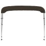 Toldo bimini de 3 arcos negro 184x170x133 cm de vidaXL, Cubiertas para almacenamiento de barcas - Ref: Foro24-94803, Precio: ...
