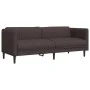 Juego de sofás 2 piezas tela marrón oscuro de vidaXL, Sofás - Ref: Foro24-3209241, Precio: 547,75 €, Descuento: %