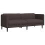 Juego de sofás 2 piezas tela marrón oscuro de vidaXL, Sofás - Ref: Foro24-3209241, Precio: 557,04 €, Descuento: %