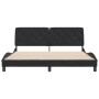 Estructura de cama con cabecero de terciopelo negro 180x200 cm de vidaXL, Camas y somieres - Ref: Foro24-3207937, Precio: 259...