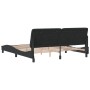 Estructura de cama con cabecero de terciopelo negro 180x200 cm de vidaXL, Camas y somieres - Ref: Foro24-3207937, Precio: 259...