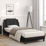 Cama con colchón cuero sintético negro 90x190 cm de vidaXL, Camas y somieres - Ref: Foro24-3208831, Precio: 250,29 €, Descuen...