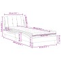 Cama con colchón cuero sintético negro 90x190 cm de vidaXL, Camas y somieres - Ref: Foro24-3208831, Precio: 250,29 €, Descuen...