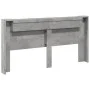 Cabecero de cama con LED gris hormigón 200x16,5x103,5 cm de vidaXL, Cabeceros y pies de cama - Ref: Foro24-839269, Precio: 98...