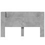 Cabecero de cama con LED gris hormigón 180x16,5x103,5 cm de vidaXL, Cabeceros y pies de cama - Ref: Foro24-839262, Precio: 10...