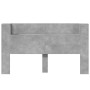 Cabecero de cama con LED gris hormigón 180x16,5x103,5 cm de vidaXL, Cabeceros y pies de cama - Ref: Foro24-839262, Precio: 10...
