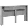 Cabecero de cama con LED gris hormigón 180x16,5x103,5 cm de vidaXL, Cabeceros y pies de cama - Ref: Foro24-839262, Precio: 10...