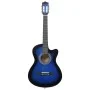 Set de guitarra clásica occidental 12 pzas 6 cuerdas azul 38" de vidaXL, Guitarras - Ref: Foro24-70135, Precio: 89,12 €, Desc...