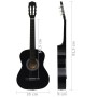 Set de guitarra clásica para principiantes 8 pzas negro 3/4 36" de vidaXL, Guitarras - Ref: Foro24-70119, Precio: 67,54 €, De...