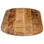 Tablero de mesa ovalado madera maciza mango rugosa 90x40x2,5 cm de vidaXL, Tableros para mesas - Ref: Foro24-370103, Precio: ...