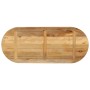 Tablero de mesa ovalado madera maciza mango rugosa 90x40x2,5 cm de vidaXL, Tableros para mesas - Ref: Foro24-370103, Precio: ...