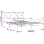 Estructura de cama cabecero y estribo metal negro 150x200 cm de vidaXL, Camas y somieres - Ref: Foro24-376522, Precio: 132,77...