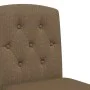 Taburetes altos 2 uds madera maciza de caucho y tela de vidaXL, Taburetes de cocina - Ref: Foro24-4006206, Precio: 117,18 €, ...