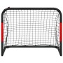 Portería de fútbol con red acero rojo y negro 90x48x71 cm de vidaXL, Porterías de fútbol - Ref: Foro24-4007967, Precio: 62,18...