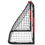 Portería de fútbol con red acero rojo y negro 90x48x71 cm de vidaXL, Porterías de fútbol - Ref: Foro24-4007967, Precio: 62,18...