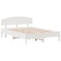 Estructura de cama con cabecero madera de pino blanco 150x200cm de vidaXL, Camas y somieres - Ref: Foro24-3207206, Precio: 19...