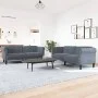 Dark gray velvet 2-piece sofa set by vidaXL, Sofas - Ref: Foro24-3209220, Price: 478,05 €, Discount: %