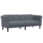 Juego de sofás 2 piezas terciopelo gris oscuro de vidaXL, Sofás - Ref: Foro24-3209220, Precio: 482,72 €, Descuento: %