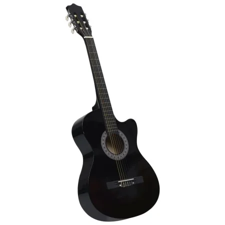 Guitarra Clásica Western Cutaway con 6 cuerdas negra 38" de vidaXL, Guitarras - Ref: Foro24-70132, Precio: 68,96 €, Descuento: %