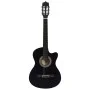 Guitarra Clásica Western Cutaway con 6 cuerdas negra 38" de vidaXL, Guitarras - Ref: Foro24-70132, Precio: 68,96 €, Descuento: %