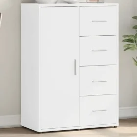 Aparador de madera de ingeniería blanco 60x31x84 cm de vidaXL, Aparadores - Ref: Foro24-840506, Precio: 105,46 €, Descuento: %