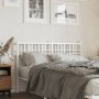Cabecero de metal blanco 120 cm de vidaXL, Cabeceros y pies de cama - Ref: Foro24-376404, Precio: 42,40 €, Descuento: %