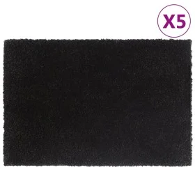 Doormats 5 units black coconut fiber 40x60 cm by vidaXL, Doormats - Ref: Foro24-155572, Price: 61,82 €, Discount: %