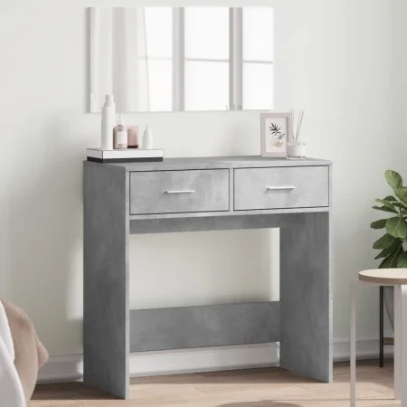 Betongrauer Schminktisch mit Spiegel 80x39x80 cm von vidaXL, Schlafzimmerkommoden - Ref: Foro24-840705, Preis: 79,85 €, Rabat...
