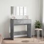 Tocador con espejo color gris hormigón 80x39x80 cm de vidaXL, Tocadores para dormitorios - Ref: Foro24-840705, Precio: 80,84 ...