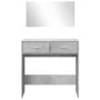 Betongrauer Schminktisch mit Spiegel 80x39x80 cm von vidaXL, Schlafzimmerkommoden - Ref: Foro24-840705, Preis: 79,85 €, Rabat...
