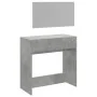 Betongrauer Schminktisch mit Spiegel 80x39x80 cm von vidaXL, Schlafzimmerkommoden - Ref: Foro24-840705, Preis: 79,85 €, Rabat...
