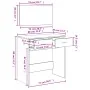 Betongrauer Schminktisch mit Spiegel 80x39x80 cm von vidaXL, Schlafzimmerkommoden - Ref: Foro24-840705, Preis: 79,85 €, Rabat...