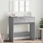 Sonoma grauer Schminktisch mit Spiegel 80x39x80 cm von vidaXL, Schlafzimmerkommoden - Ref: Foro24-840707, Preis: 86,26 €, Rab...