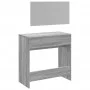 Sonoma gray dressing table with mirror 80x39x80 cm by vidaXL, Bedroom Dressers - Ref: Foro24-840707, Price: 86,26 €, Discount: %