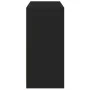 Armario de madera de ingeniería negro 77x48x102 cm de vidaXL, Organizadores de vestidores y perchas de barra - Ref: Foro24-84...