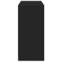 Armario de madera de ingeniería negro 77x48x102 cm de vidaXL, Organizadores de vestidores y perchas de barra - Ref: Foro24-84...