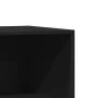 Armario de madera de ingeniería negro 77x48x102 cm de vidaXL, Organizadores de vestidores y perchas de barra - Ref: Foro24-84...