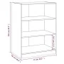 Armario de madera de ingeniería negro 77x48x102 cm de vidaXL, Organizadores de vestidores y perchas de barra - Ref: Foro24-84...