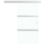 Puerta corredera con tope suave vidrio ESG y aluminio 90x205 cm de vidaXL, Puertas - Ref: Foro24-288062, Precio: 261,01 €, De...