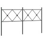Cabecero de metal negro 150 cm de vidaXL, Cabeceros y pies de cama - Ref: Foro24-376536, Precio: 48,74 €, Descuento: %