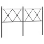 Kopfteil aus schwarzem Metall, 137 cm von vidaXL, Kopf- und Fußteile - Ref: Foro24-376534, Preis: 46,57 €, Rabatt: %
