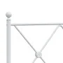 Kopfteil aus weißem Metall, 107 cm von vidaXL, Kopf- und Fußteile - Ref: Foro24-376581, Preis: 39,17 €, Rabatt: %