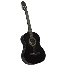 Guitarra clásica para principiantes madera tilo negro 4/4 39" de vidaXL, Guitarras - Ref: Foro24-70110, Precio: 71,17 €, Desc...