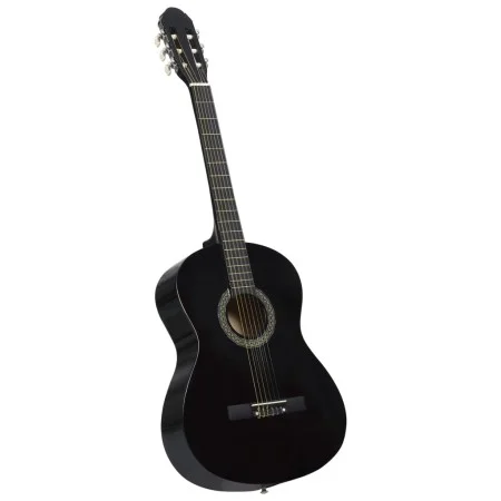Guitarra clásica para principiantes madera tilo negro 4/4 39" de vidaXL, Guitarras - Ref: Foro24-70110, Precio: 71,17 €, Desc...