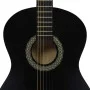 Guitarra clásica para principiantes madera tilo negro 4/4 39" de vidaXL, Guitarras - Ref: Foro24-70110, Precio: 71,17 €, Desc...