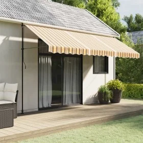 Tela de repuesto de toldo rayas de colores 4,5x3 m de vidaXL, Toldos - Ref: Foro24-367738, Precio: 62,75 €, Descuento: %