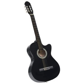 Guitarra clásica occidental con ecualizador y 6 cuerdas negro de vidaXL, Guitarras - Ref: Foro24-70138, Precio: 92,44 €, Desc...