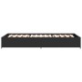 Estructura de cama madera de ingeniería y metal negro 90x200 cm de vidaXL, Camas y somieres - Ref: Foro24-845111, Precio: 88,...