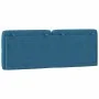 Blaues, samtgepolstertes Kopfteil 120 cm von vidaXL, Kopf- und Fußteile - Ref: Foro24-374724, Preis: 62,05 €, Rabatt: %
