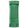 Colchón de camping autoinflable con almohada 1 persona verde de vidaXL, Colchones de aire - Ref: Foro24-4007097, Precio: 51,0...